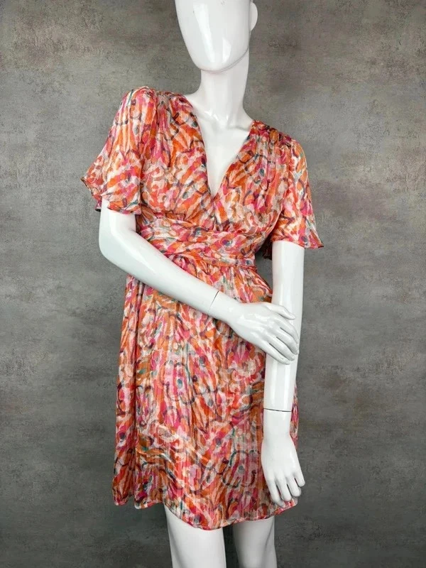 🌸 Robe à motif colorés In April 1986 Taille 38/40 🌸